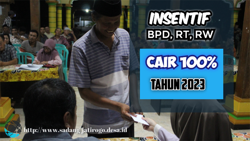 ADD CAIR, INSENTIF BPD, KETUA RT & RW SAMPAI AKHIR TAHUN MENGALIR